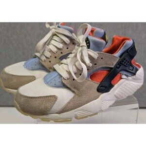 Kids Nike Huarache Run Yin Yang Blue Gray Red Black DV2196-700 Size 5Y 2021